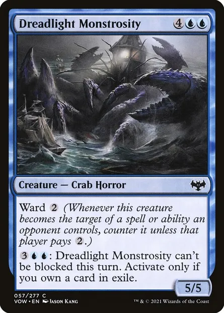 Dreadlight Monstrosity, Magic card VOW 57 — Innistrad: Crimson Vow set