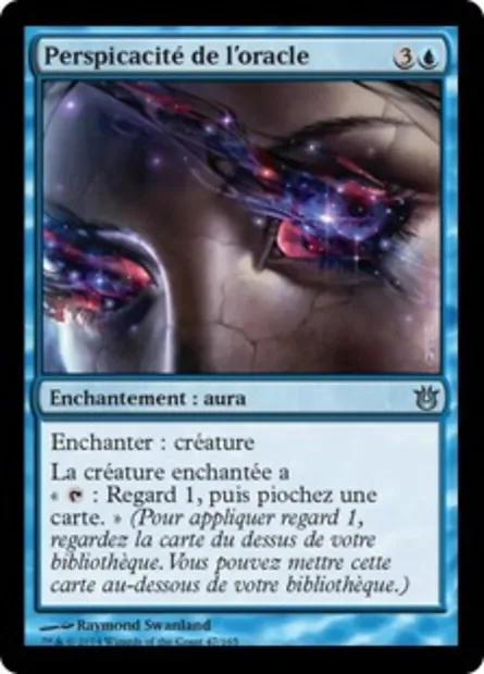 Perspicacité de l'oracle, carte Magic BNG 47 — extension Créations divines