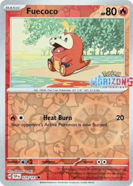 Chochodile, carte Pokémon RET 029 — extension Retail Exclusive Promos