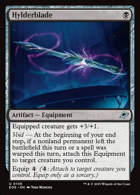 Hylderblade, Magic card EOE 106 — Edge of Eternities set