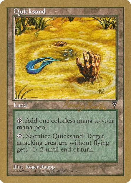Sables mouvants, carte Magic WC98 rb166 — extension World Championship Decks 1998