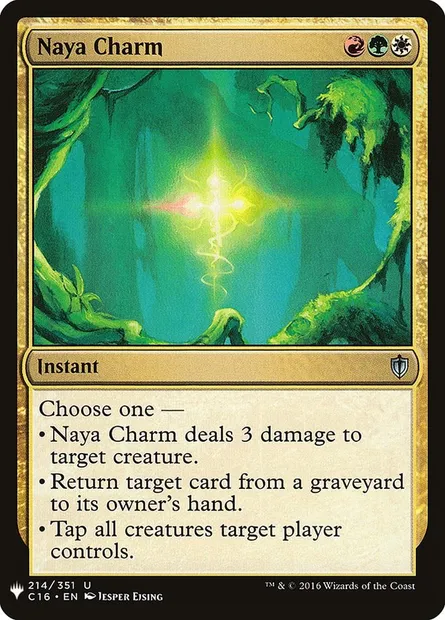 Naya Charm, Magic card PLST C16-214 — The List set