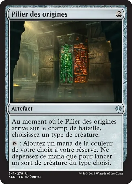 Pilier des origines, carte Magic XLN 241 — extension Ixalan