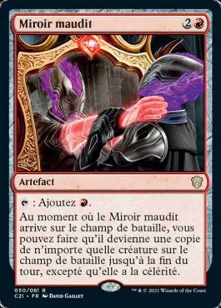 Miroir maudit, carte Magic C21 50 — extension Commander 2021