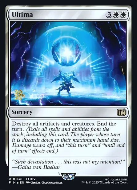 Ultima, Magic card PFIN 38s — Final Fantasy Promos set