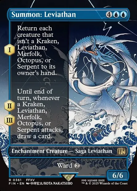 Summon: Leviathan, Magic card FIN 361 — Final Fantasy set