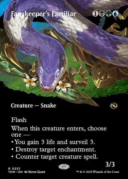 Fangkeeper's Familiar, Magic card TDM 357 — Tarkir: Dragonstorm set