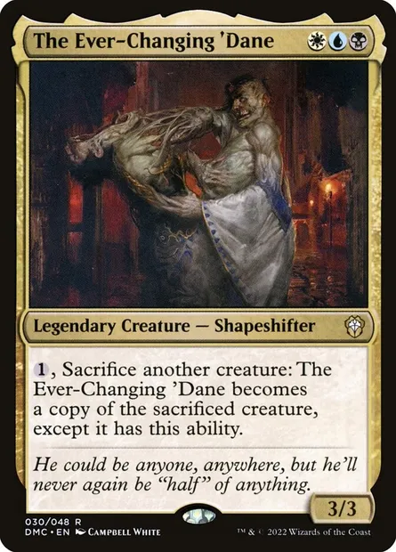 The Ever-Changing 'Dane, Magic card DMC 30 — Dominaria United Commander set