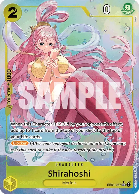 Shirahoshi, One Piece card EB01-057 — MEMORIAL COLLECTION set