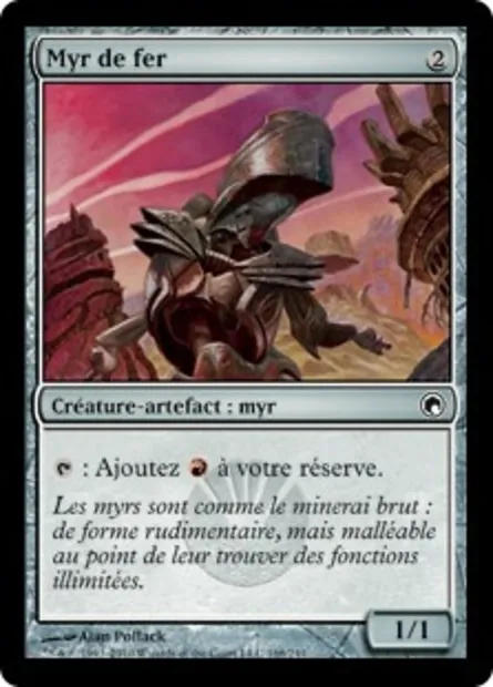 Myr de fer, carte Magic SOM 168 — extension Cicatrices de Mirrodin
