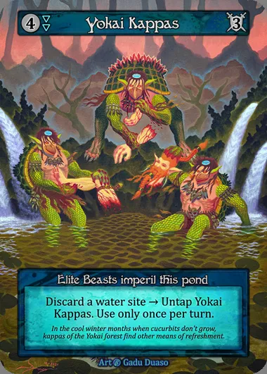 Yokai Kappas, Sorcery card BET 188 — Beta set