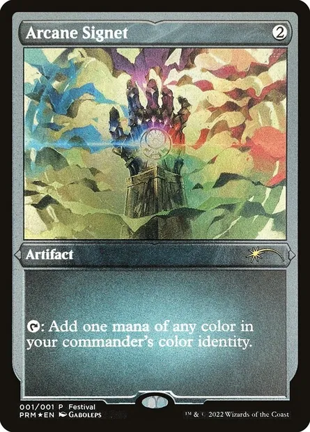 Arcane Signet, Magic card P30M 1F★ — 30th Anniversary Misc Promos set