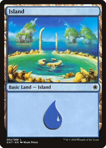 Île, carte Magic GNT 62 — extension Game Night