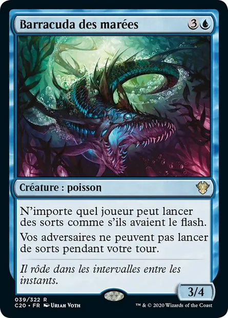 Barracuda des marées, carte Magic C20 39 — extension Commander 2020
