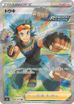 Brawly, Pokémon card S5a 084 — Matchless Fighters set