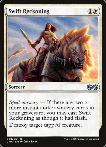 Swift Reckoning, Magic card UMA 39 — Ultimate Masters set