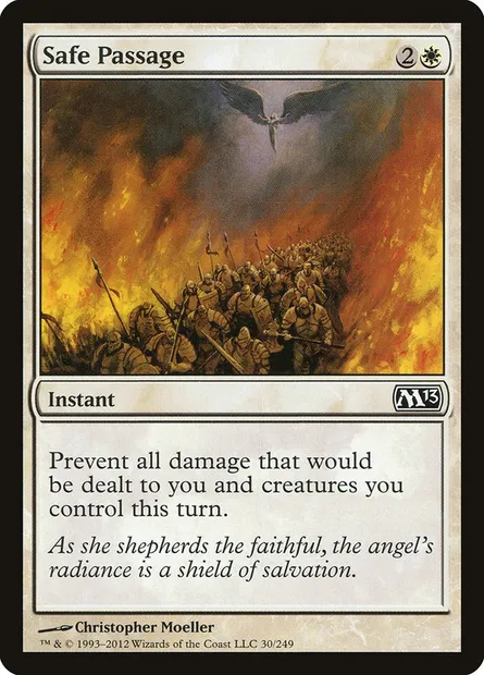 Safe Passage, Magic card M13 30 — Magic 2013 set