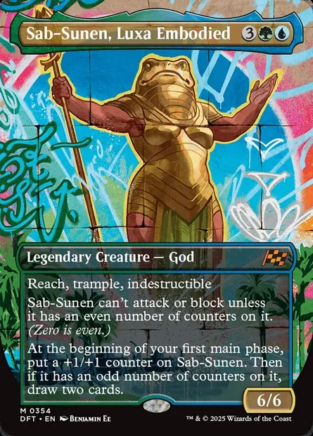 Sab-Sunen, Luxa Embodied, Magic card DFT 354 — Aetherdrift set