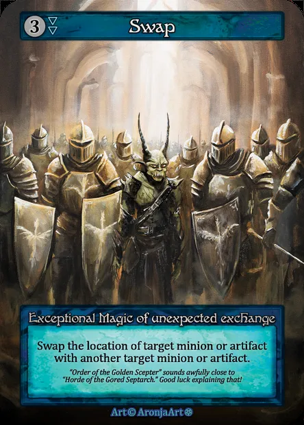Swap, Sorcery card GOT 285 — Gothic set