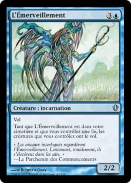 L'Émerveillement, carte Magic C13 67 — extension Commander 2013