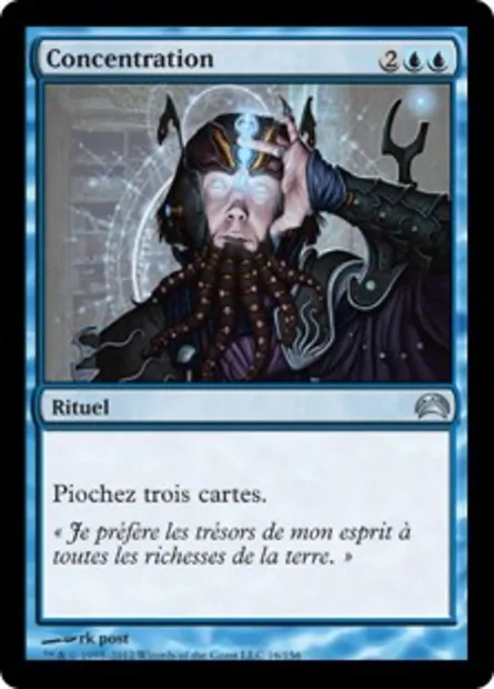 Concentration, carte Magic PC2 16 — extension Planechase 2012