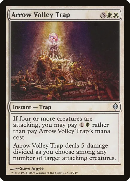 Arrow Volley Trap, Magic card ZEN 2 — Zendikar set