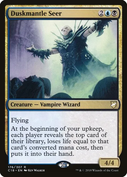 Duskmantle Seer, Magic card C18 176 — Commander 2018 set