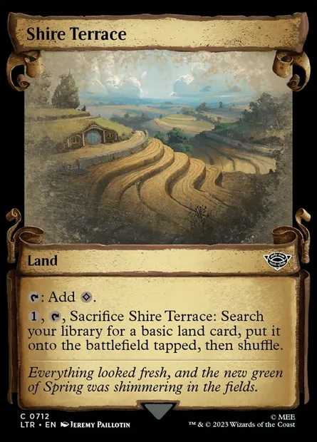 Terrasse de la Comté, carte Magic LTR 712 — extension Le Seigneur des Anneaux : chroniques de la Terre du Milieu
