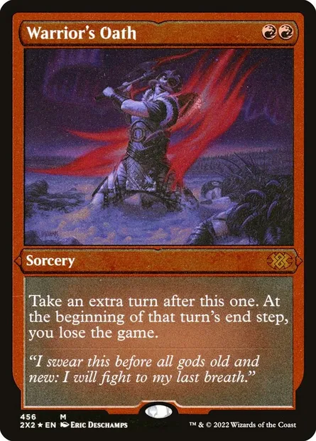 Warrior's Oath, Magic card 2X2 456 — Double Masters 2022 set