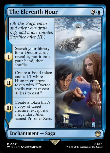 The Eleventh Hour, Magic card WHO 41 — Doctor Who set