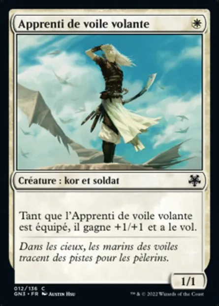 Apprenti de voile volante, carte Magic GN3 12 — extension Game Night: Free-for-All