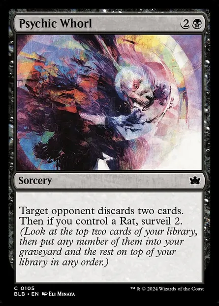 Psychic Whorl, Magic card BLB 105 — Bloomburrow set