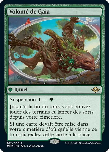 Volonté de Gaia, carte Magic MH2 162 — extension Horizons du Modern 2