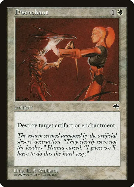 Disenchant, Magic card TMP 16 — Tempest set