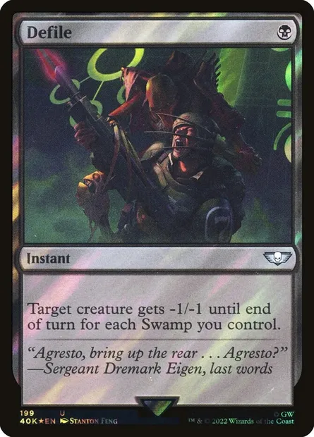 Souiller, carte Magic 40K 199★ — extension Warhammer 40,000 Commander