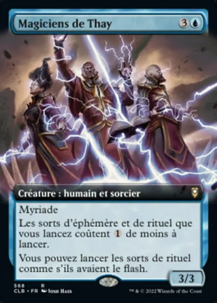 Magiciens de Thay, carte Magic CLB 568 — extension Commander Légendes : la bataille de la Porte de Baldur