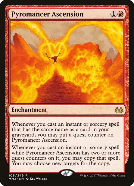 Pyromancer Ascension, Magic card MM3 108 — Modern Masters 2017 set