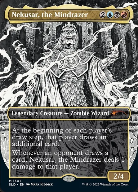 Nekusar, the Mindrazer, Magic card SLD 1301 — Secret Lair Drop set