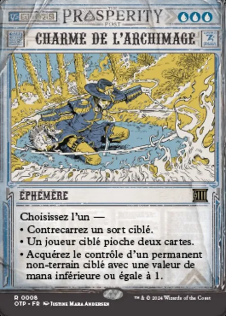 Charme de l'archimage, carte Magic OTP 8 — extension Breaking News