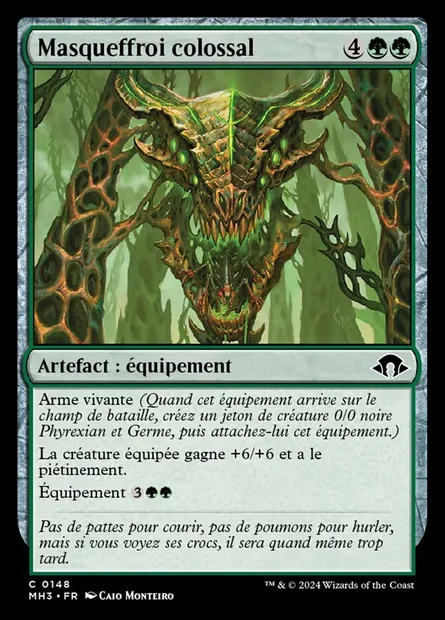Masqueffroi colossal, carte Magic MH3 148 — extension Modern Horizons 3