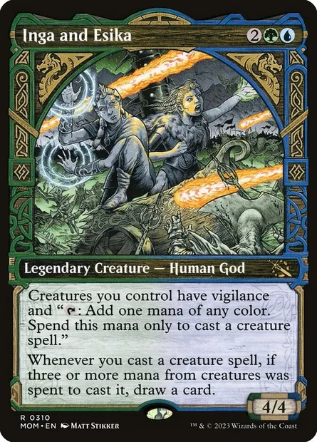Inga and Esika, Magic card MOM 310 — March of the Machine set