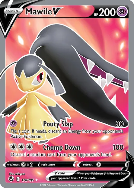 Mawile V, Pokémon card SIT 178 — Silver Tempest set