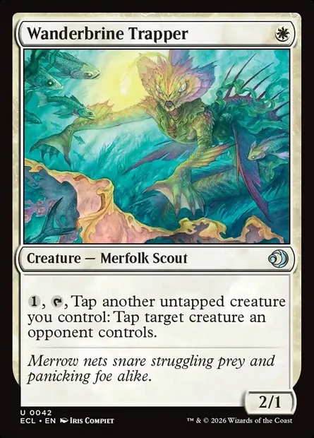 Wanderbrine Trapper, Magic card ECL 42 — Lorwyn Eclipsed set