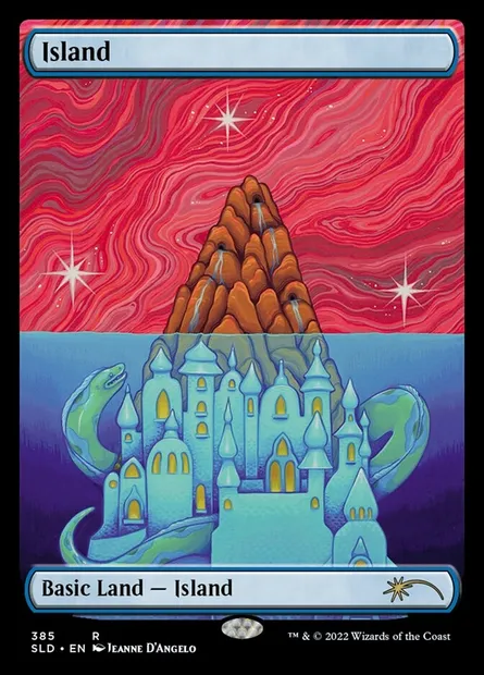Île, carte Magic SLD 385 — extension Secret Lair Drop