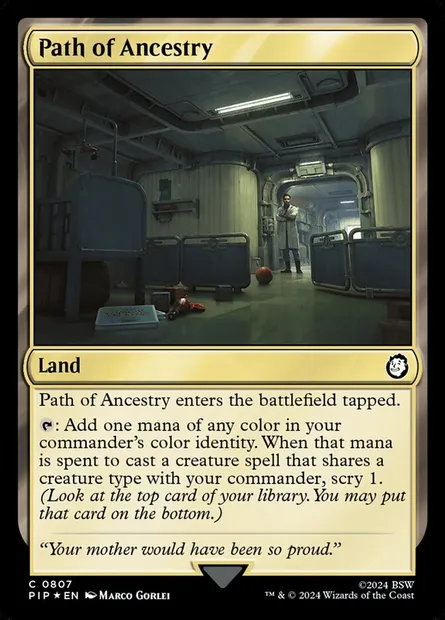 Path of Ancestry, Magic card PIP 807 — Fallout set