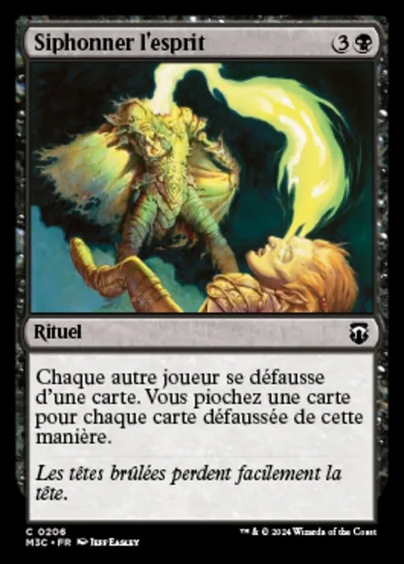 Siphonner l'esprit, carte Magic M3C 206 — extension Modern Horizons 3 Commander