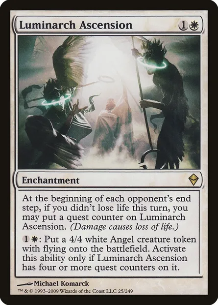 Luminarch Ascension, Magic card ZEN 25 — Zendikar set