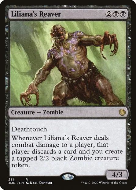 Liliana's Reaver, Magic card JMP 251 — Jumpstart set