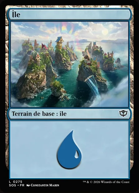 Île, carte Magic SOS 275 — extension Secrets of Strixhaven
