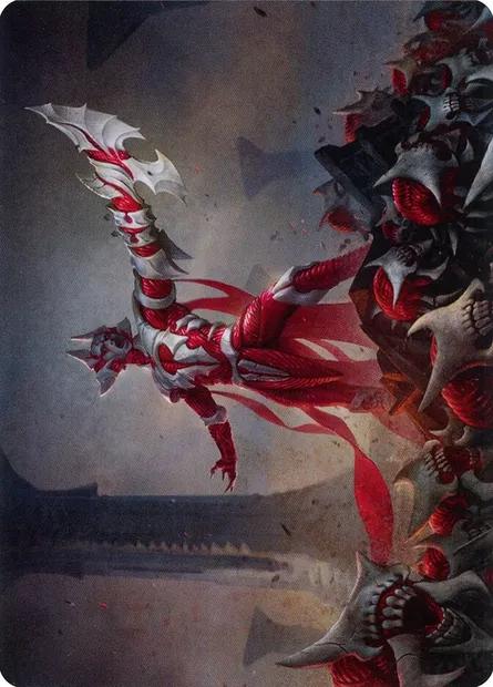 Mite Overseer // Mite Overseer, Magic card AONE 4 — Phyrexia: All Will Be One Art Series set